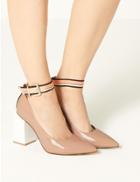 Marks & Spencer Pointed Toe Court Shoes Nude