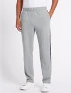 Marks & Spencer Cotton Rich Joggers Grey Mix