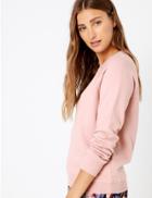 Marks & Spencer Vintage Wash Sweatshirt Pink