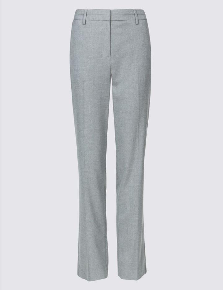 Marks & Spencer Textured Trousers Grey
