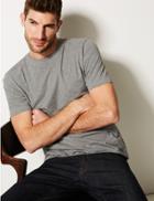 Marks & Spencer Pure Cotton Crew Neck T-shirt