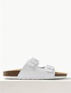 Marks & Spencer Leather Two Strap Sandals White