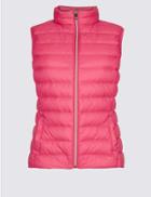 Marks & Spencer Down & Feather Gilet With Stormwear&trade; Very Pink