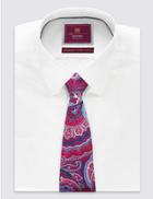 Marks & Spencer Pure Silk Paisley Print Tie Red