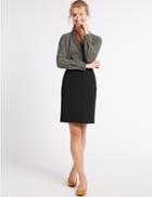 Marks & Spencer Jersey A-line Mini Skirt Black