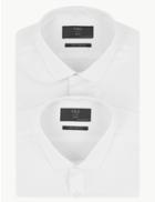 Marks & Spencer 2 Pack Skinny Fit Stretch Shirt White