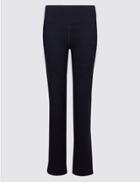Marks & Spencer Wide Leg Joggers Navy Mix