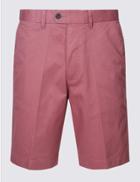 Marks & Spencer Pure Cotton Chino Shorts Raspberry