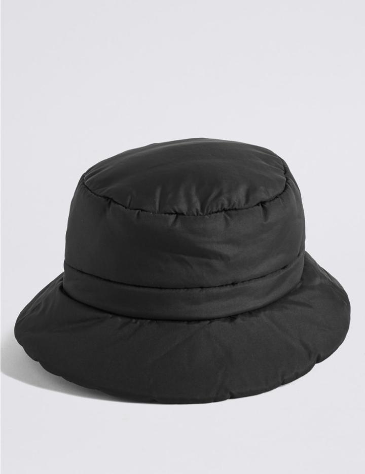 Marks & Spencer Rain Hat With Thinsulate&trade; Black