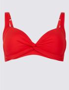 Marks & Spencer Secret Slimming&trade; Bandeau Bikini Top Red