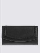 Marks & Spencer Leather Sunray Purse With Cardsafe&trade; Black