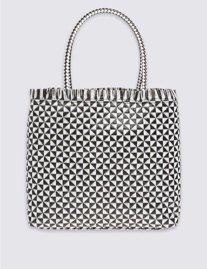 Marks & Spencer Shopper Bag Black Mix