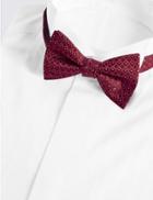 Marks & Spencer Geometric Bow Tie Burgundy Mix