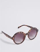 Marks & Spencer Round Sunglasses Brown Mix