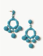 Marks & Spencer Circle Drop Earrings Turquoise