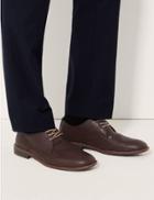 Marks & Spencer Lace-up Derby Shoes With Freshfeet&trade; Dark Brown