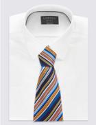 Marks & Spencer Pure Silk Royal Multi Striped Tie Multi