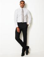 Marks & Spencer Slim Fit Trousers With Stretch Black