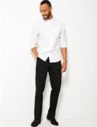 Marks & Spencer Regular Fit Pure Cotton Chinos With Stormwear&trade; Black