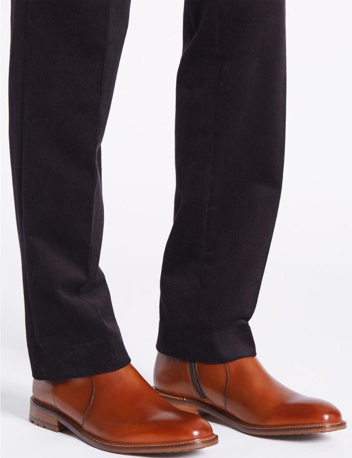 Marks & Spencer Leather Jodphur Boots Brown