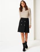 Marks & Spencer Textured Mini Skirt Black