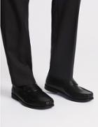 Marks & Spencer Extra Wide Leather Loafers With Airflex&trade;