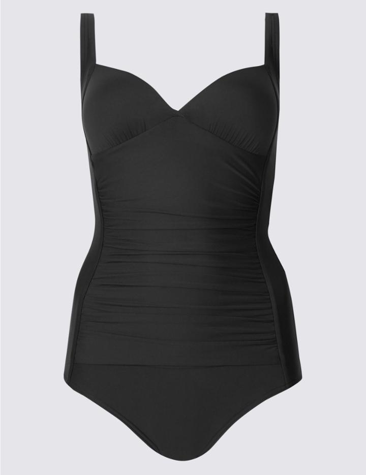 Marks & Spencer Secret Slimming&trade; Plunge Swimsuit Black