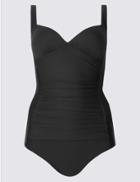 Marks & Spencer Secret Slimming&trade; Plunge Swimsuit Black