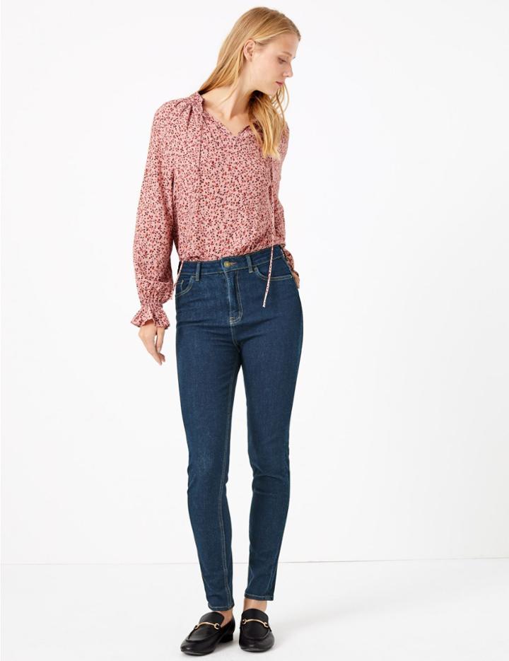 Marks & Spencer Magic Lift High Waist Skinny Jeans Indigo