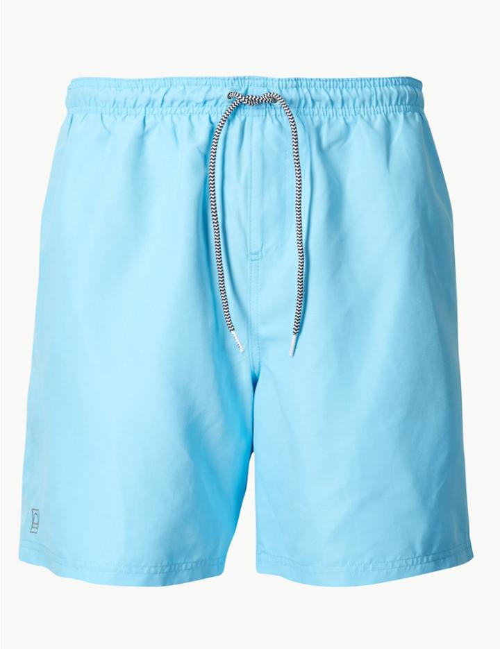 Marks & Spencer Quick Dry Swim Shorts Aqua