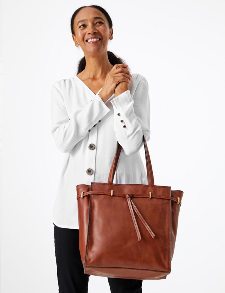 Marks & Spencer Leather Tote Bag