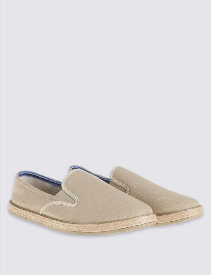 Marks & Spencer Espadrilles Slip-on Shoes Stone