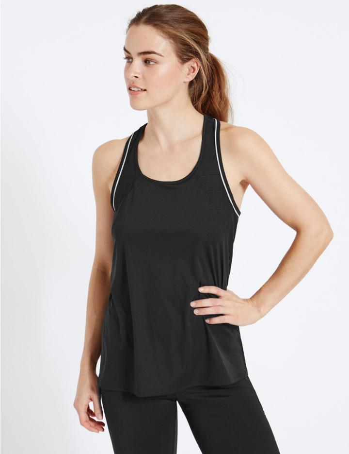 Marks & Spencer Light As Air Sports Vest Black