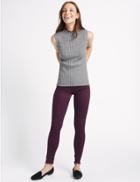 Marks & Spencer High Waist Super Skinny Jeggings Dark Grape