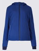 Marks & Spencer Padded Jacket With Stormwear&trade; Medium Indigo