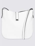 Marks & Spencer Metal Tab Across Body Bag White