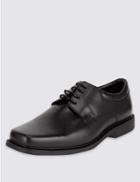 Marks & Spencer Leather Lace-up Shoes Black