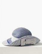 Marks & Spencer Contrast Up Brim Sun Hat Navy Mix
