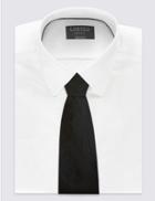 Marks & Spencer Pure Silk Paisley Tie Black