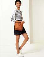 Marks & Spencer Ring Detail Bucket Bag Tan