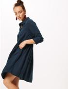 Marks & Spencer 3/4 Sleeve Drop Waist Dress Navy