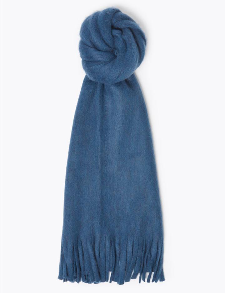 Marks & Spencer Brushed Knit Scarf Teal