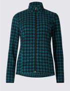 Marks & Spencer Printed Fleece Jacket Teal Mix