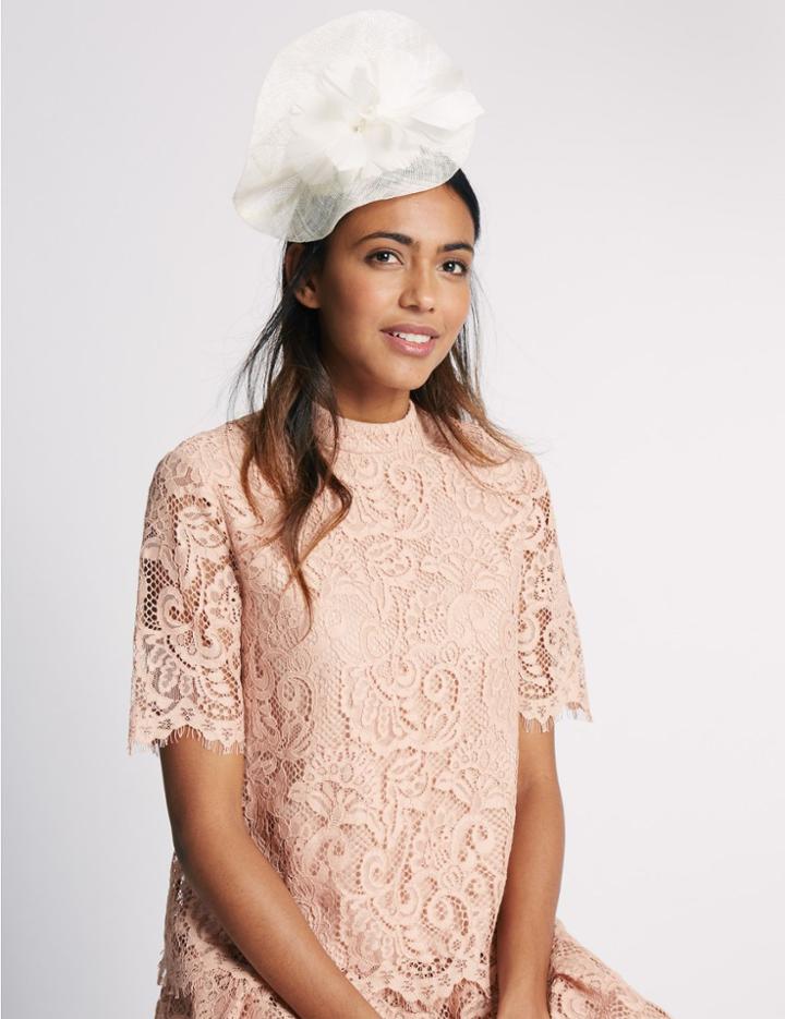 Marks & Spencer Shell Fascinator Cream