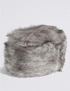 Marks & Spencer Fur Cossack Hat Grey