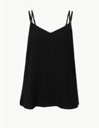 Marks & Spencer V-neck Camisole Top Black