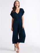 Marks & Spencer Short Sleeve Jumpsuit Navy
