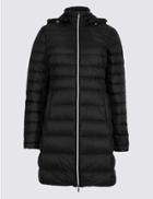 Marks & Spencer Down & Feather Jacket With Stormwear&trade; Black