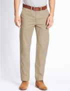 Marks & Spencer Straight Fit Pure Cotton Chinos Stone