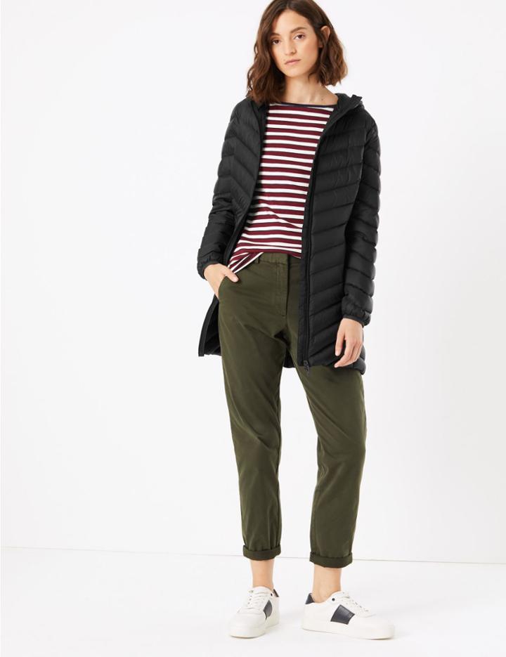Marks & Spencer Quilted & Padded Coat Black